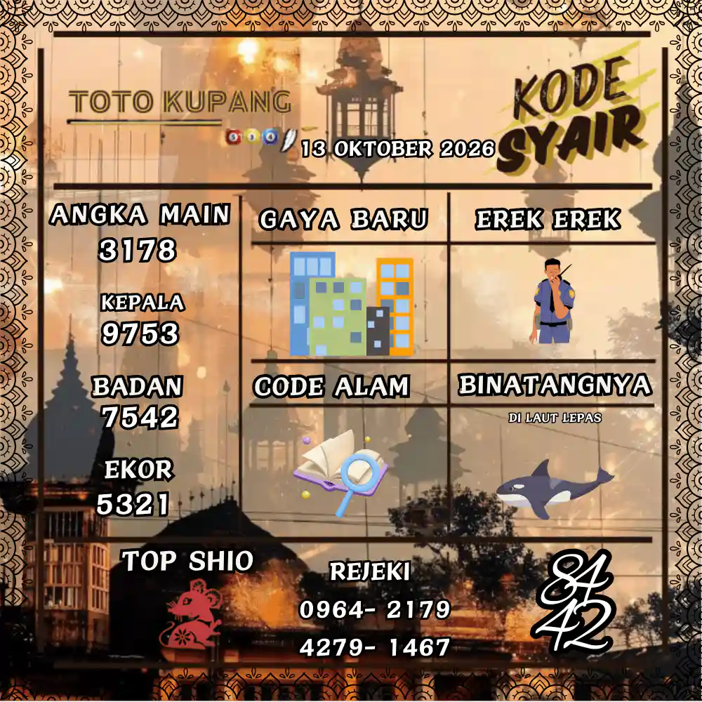 Kode Syair Kupang Pools Oktober 2026